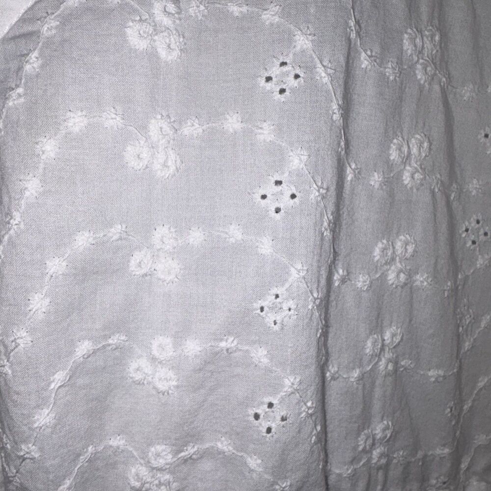 Ralph Lauren White Eyelet Drawstring Coverup Top … - image 7